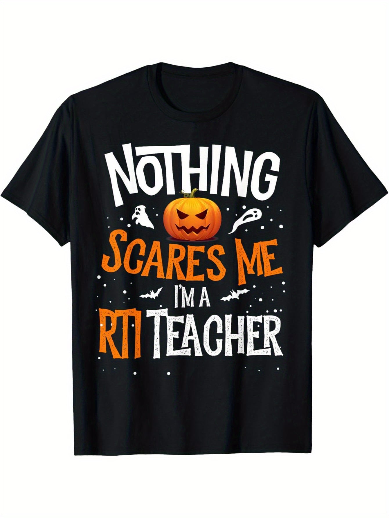 You don't scare me, I'm an RTI teacher Halloween Squad T-shirt