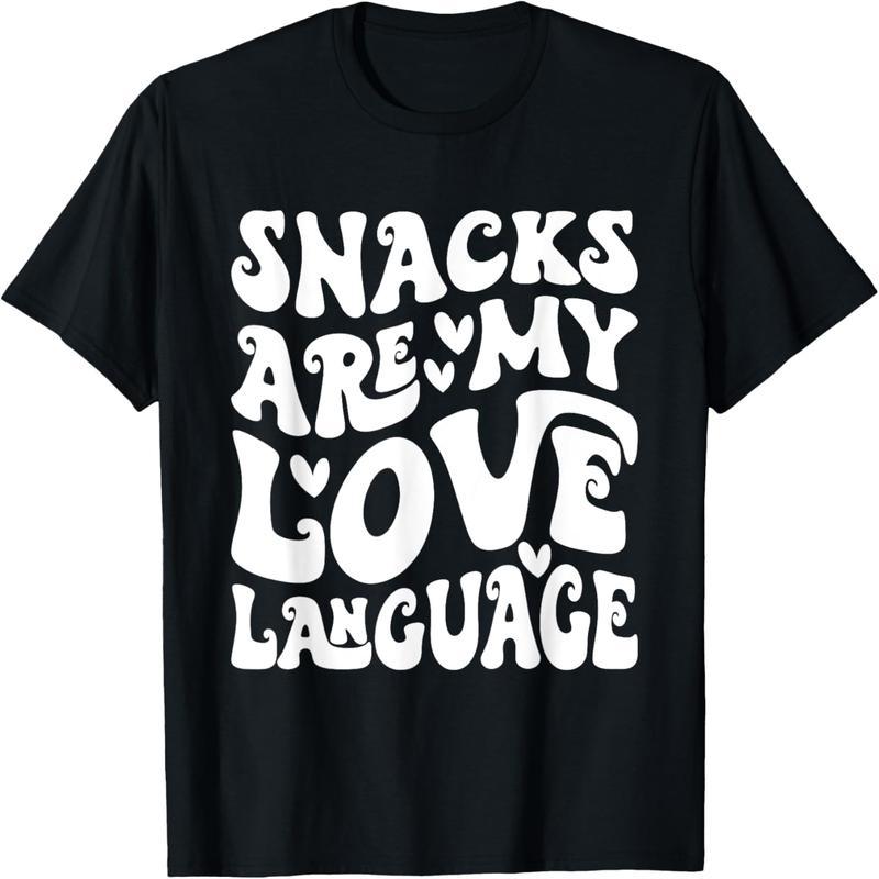 Snacks are my love language Valentine's Day T-shirts for boys, girls and boys