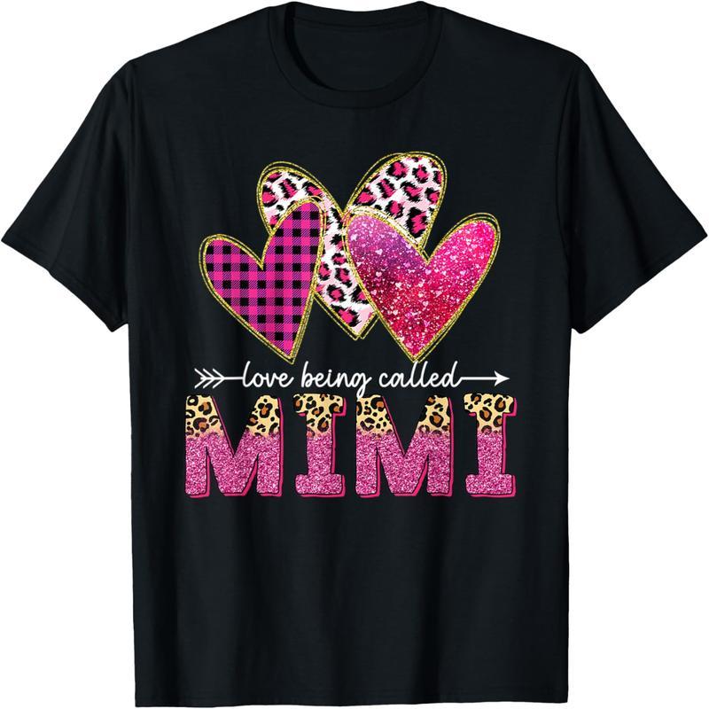 I love being called Mimi Grandma Valentine's Day Mother's Day T-Shirt