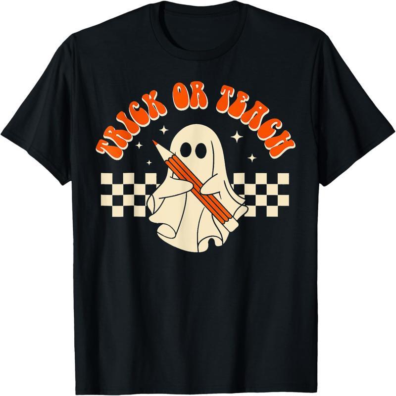 Halloween troublemaker teacher pencil t-shirt