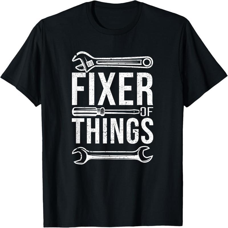 Fixer Of Things Handyman Carpenter Home Improvement Builder T-Shirt