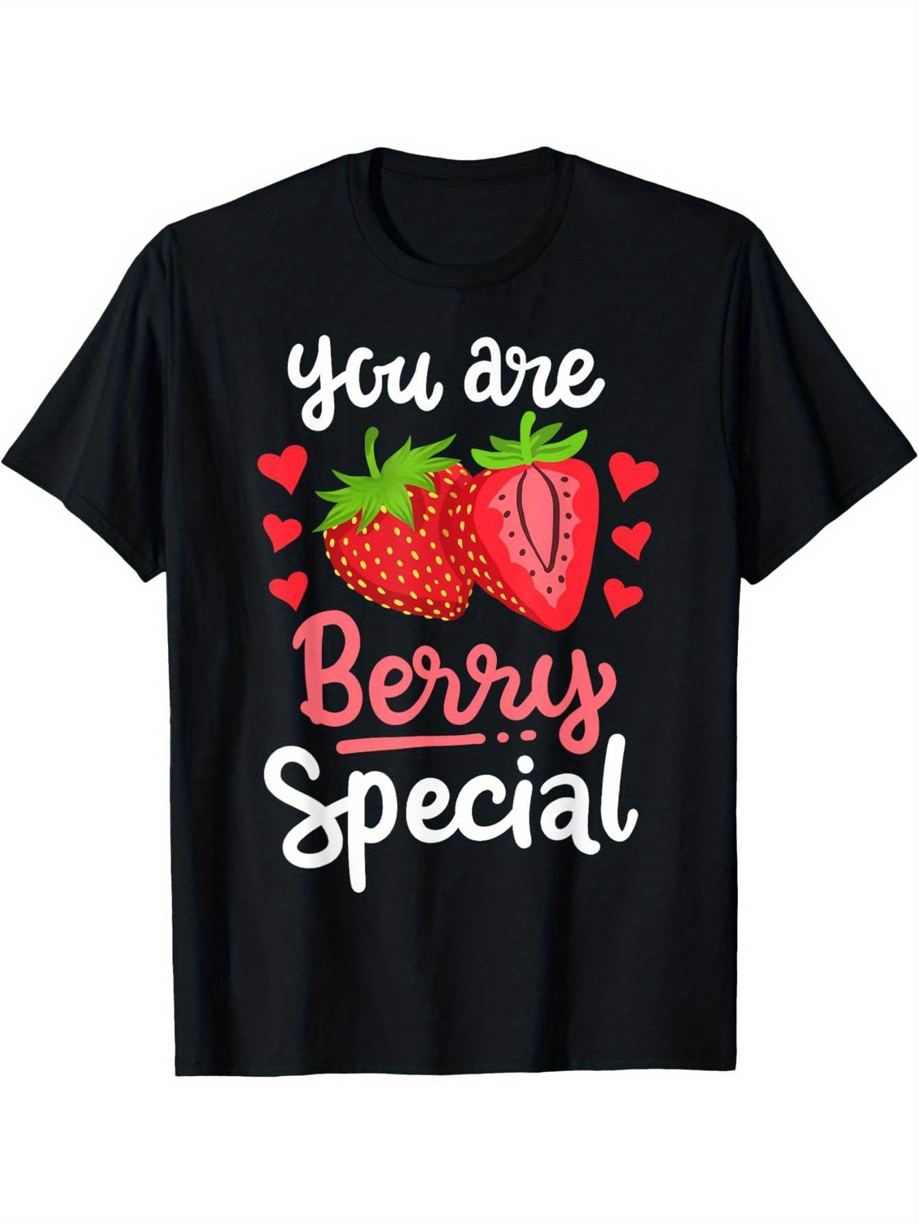 Strawberry, Strawberry Lovers Valentine's Day T-Shirt