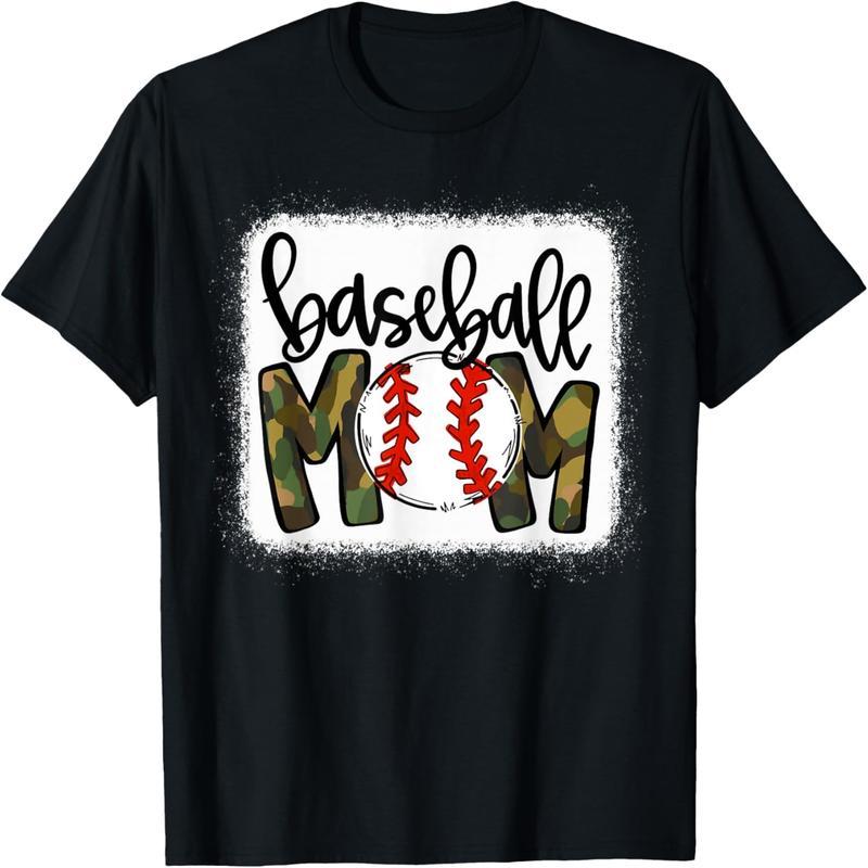 Baseball Mom Camouflage T-Shirt