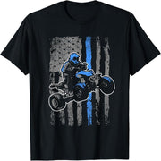 American Flag Quad Quad Quad ATV Ride Gift T-Shirt