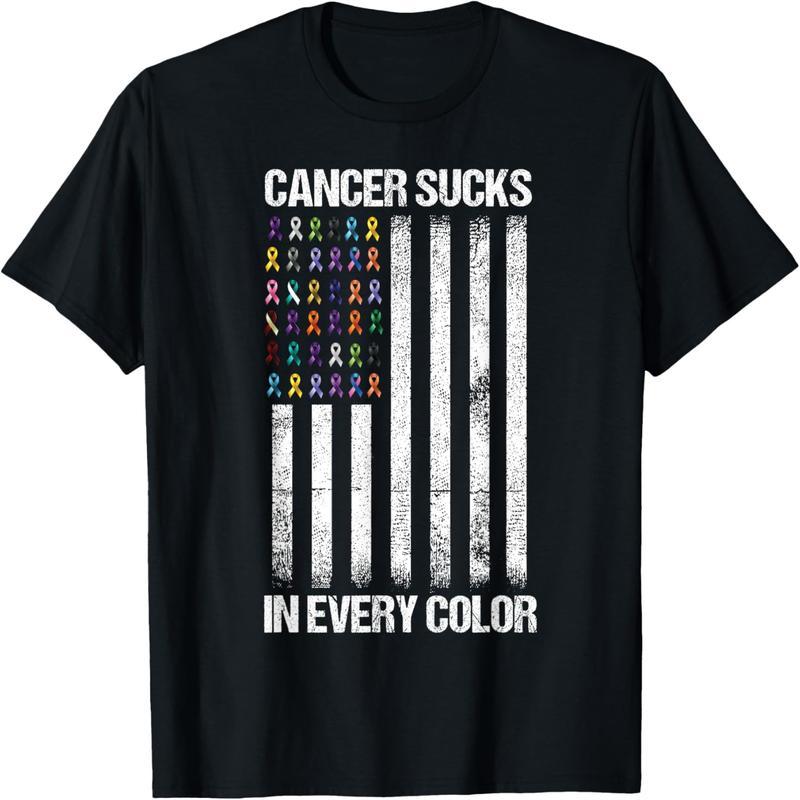 Cancer Can Be Seen in All Colors of T-Shirts