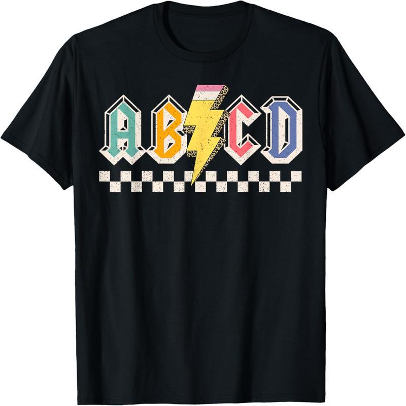 ABCD Back to School First Day Back to School Teacher Student T-Shirt