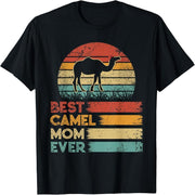 Vintage Best Camel Mom Shirt Animal Lovers T-Shirt