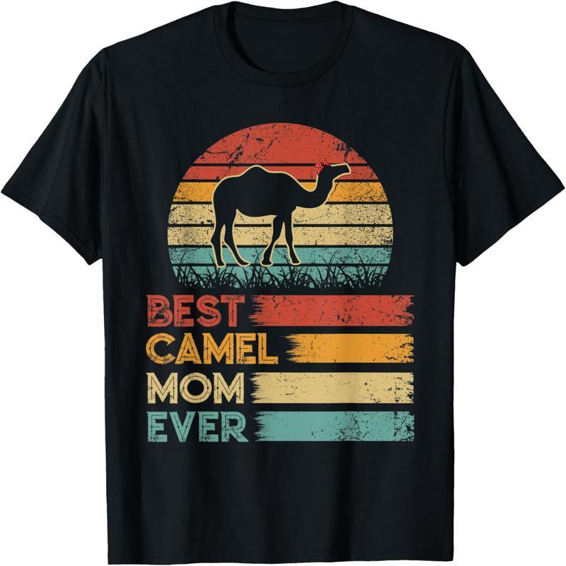 Vintage Best Camel Mom Shirt Animal Lovers T-Shirt
