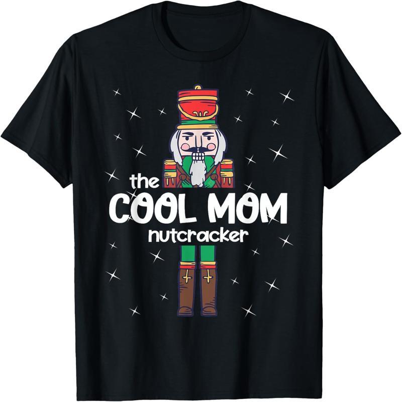 Cool Mom Nutcracker Family Match Fun Pajamas T-Shirt