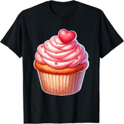 Cupcakes Fun Food Clothing Frosting Powder Valentine's Day T-Shirt