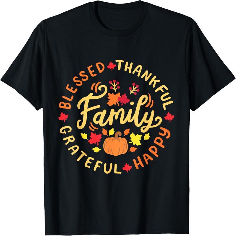 Blessings Thanksgiving Family T-Shirt