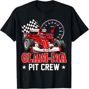 Pit Crew Glam-ma Of The Birthday Boy Mother's Day T-Shirt