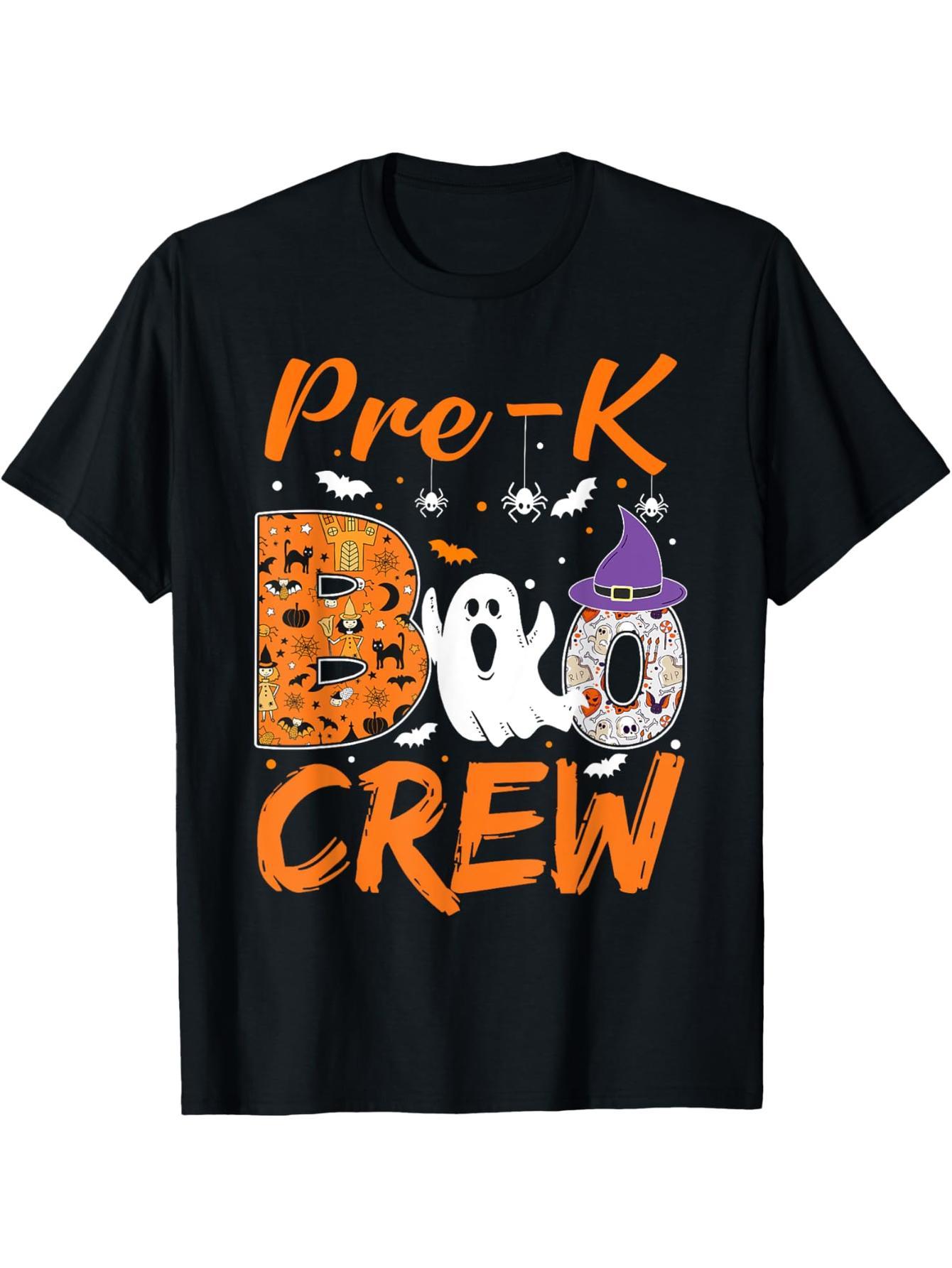 Preschool Boo Crew Teacher Student Halloween Preschool T-Shirt
