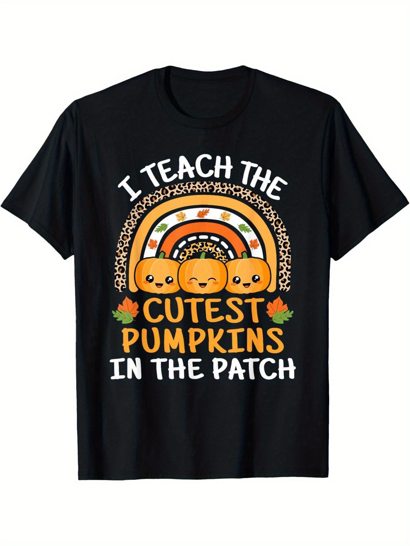 I Teach the Cutest Pumpkin Patch Teacher Halloween T-Shirt