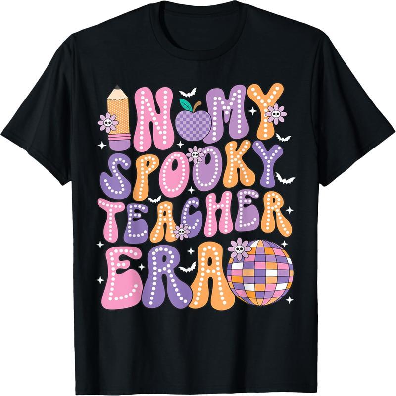 My Horror Teacher Era Funny Halloween T-Shirt