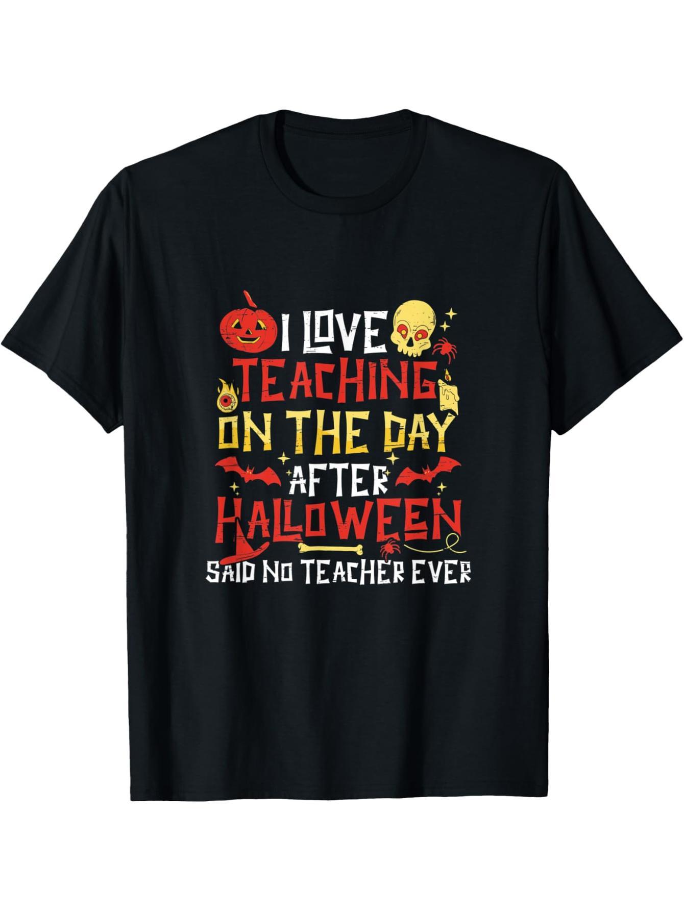 Halloween Day After School Costumes School Teacher T-Shirt