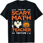 Horror Math Teacher Halloween Costume Math Teacher T-Shirt
