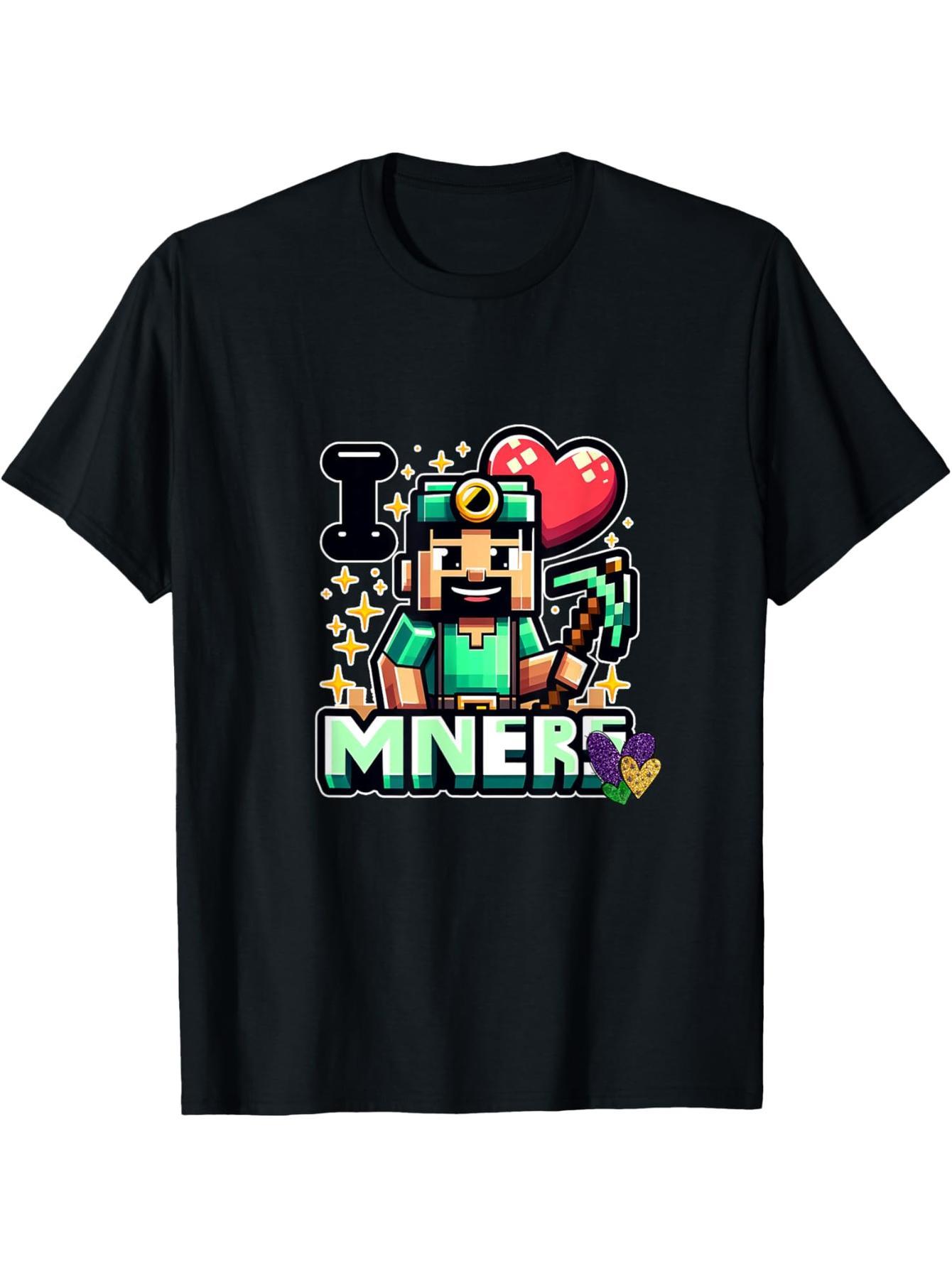I Love Miners - I Love Miners Valentine's Day His and Her T-Shirts