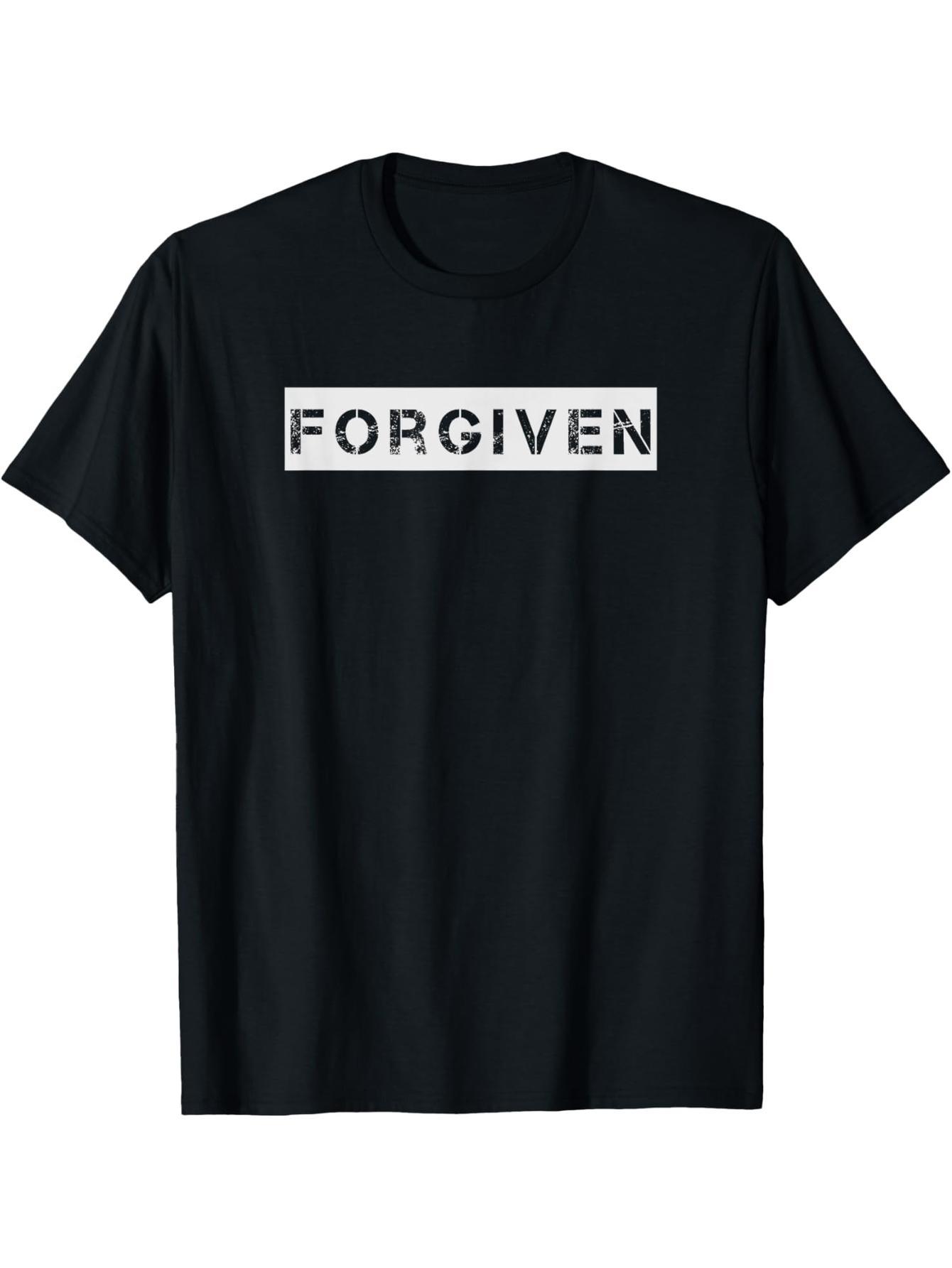 Forgiveness Christian Inspirational Design Men's and Women's T-Shirts