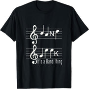 Musician band geek music music notes spelling fun t-shirt t-shirt