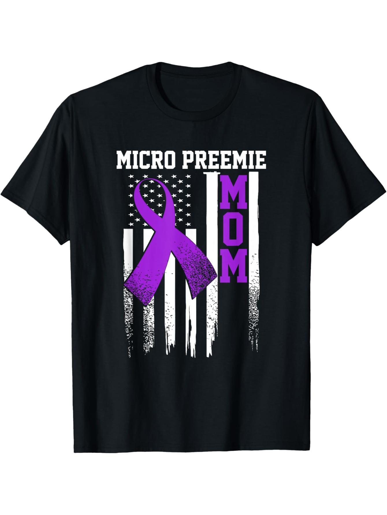 Miniature premature baby NICU new mom healthy preterm DA1 T-shirt