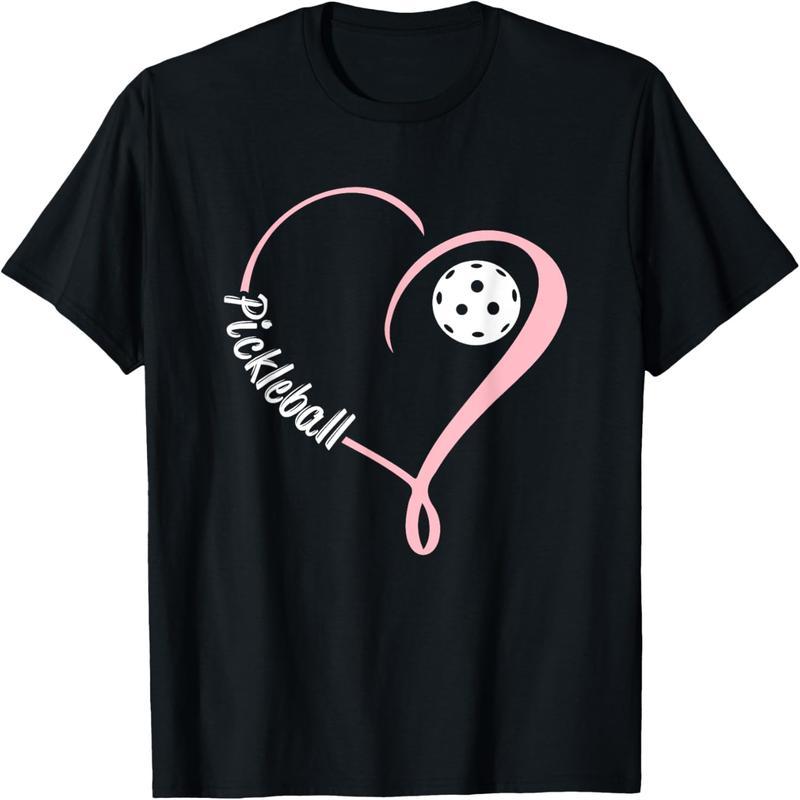 Pickleball Shirt Women's Valentine's Day Pickleball Lovers T-Shirt