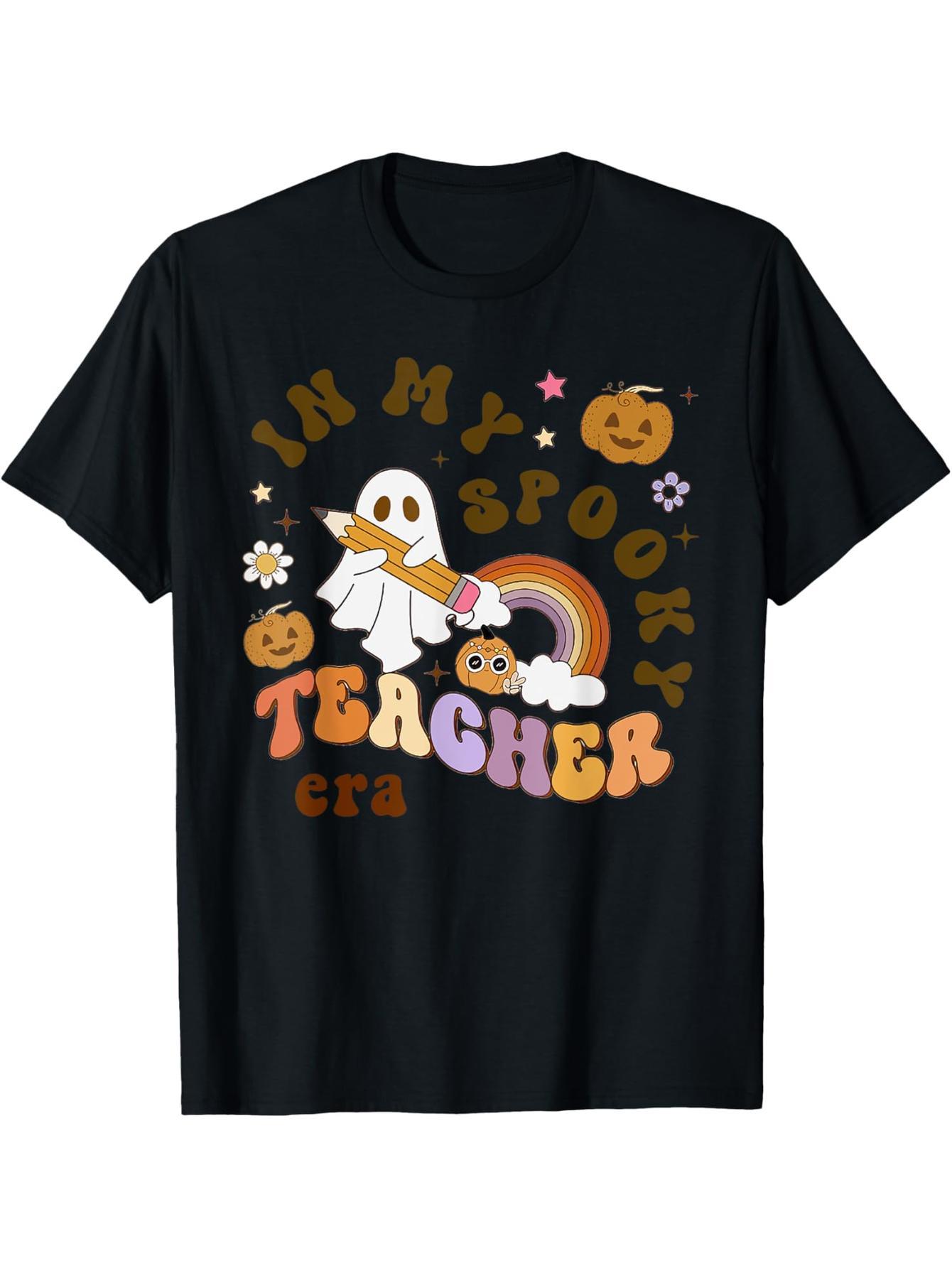 In My Horror Teacher Era Ghost Teacher Halloween T-Shirt
