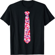 Heart Tie T-Shirt - Valentine's Day Gifts for Men and Boys