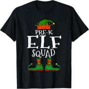 Preschool Elf Squad Teacher Student Christmas Gift T-Shirt