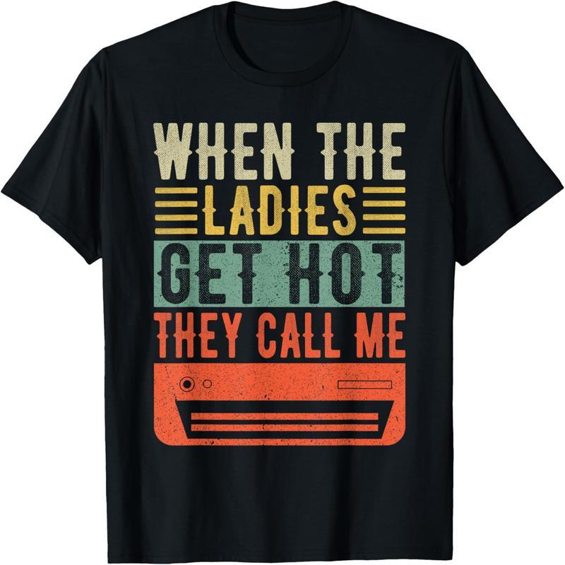 Air conditioner AC repairman HVAC technician T-shirt