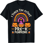 Teacher Halloween I teach the cutest preschool pumpkin t-shirt