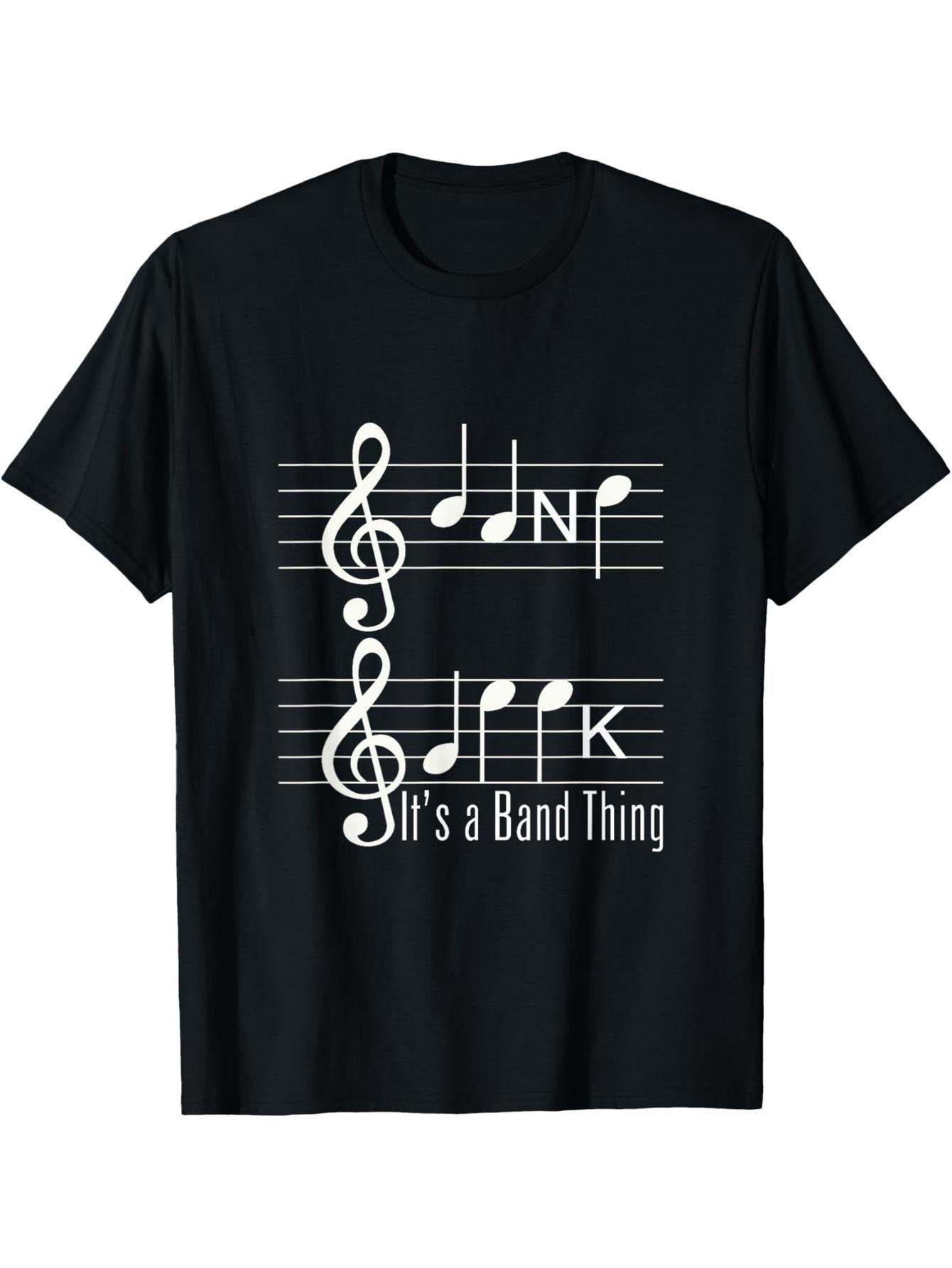 Musician band geek music music notes spelling fun t-shirt t-shirt