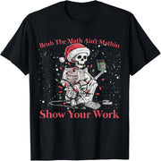 Brother, math is not math, show your work Christmas teacher t-shirt