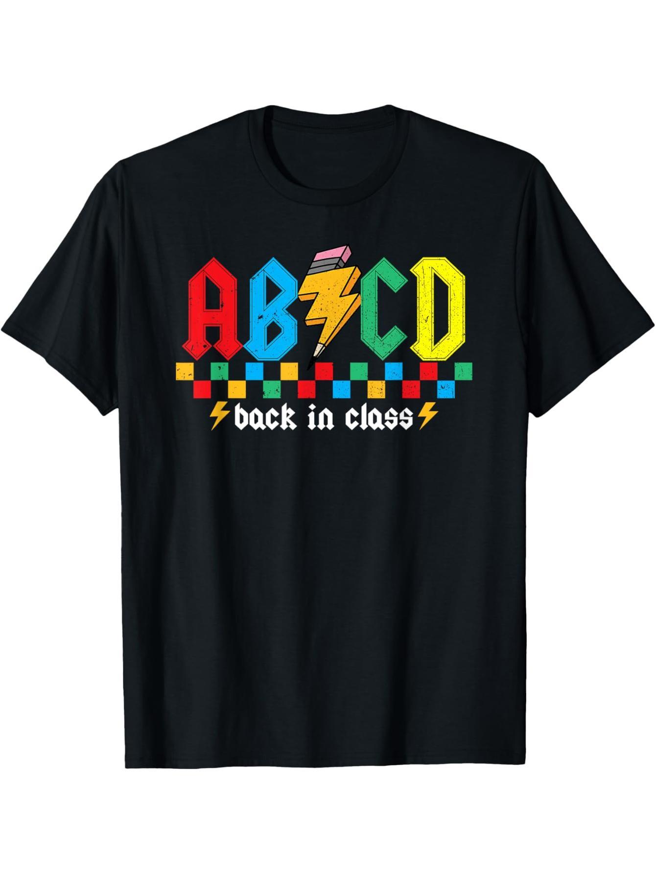 ABCD Back to School, Teachers, Back to School, Boys, Girls, Boys ABCD T-Shirt