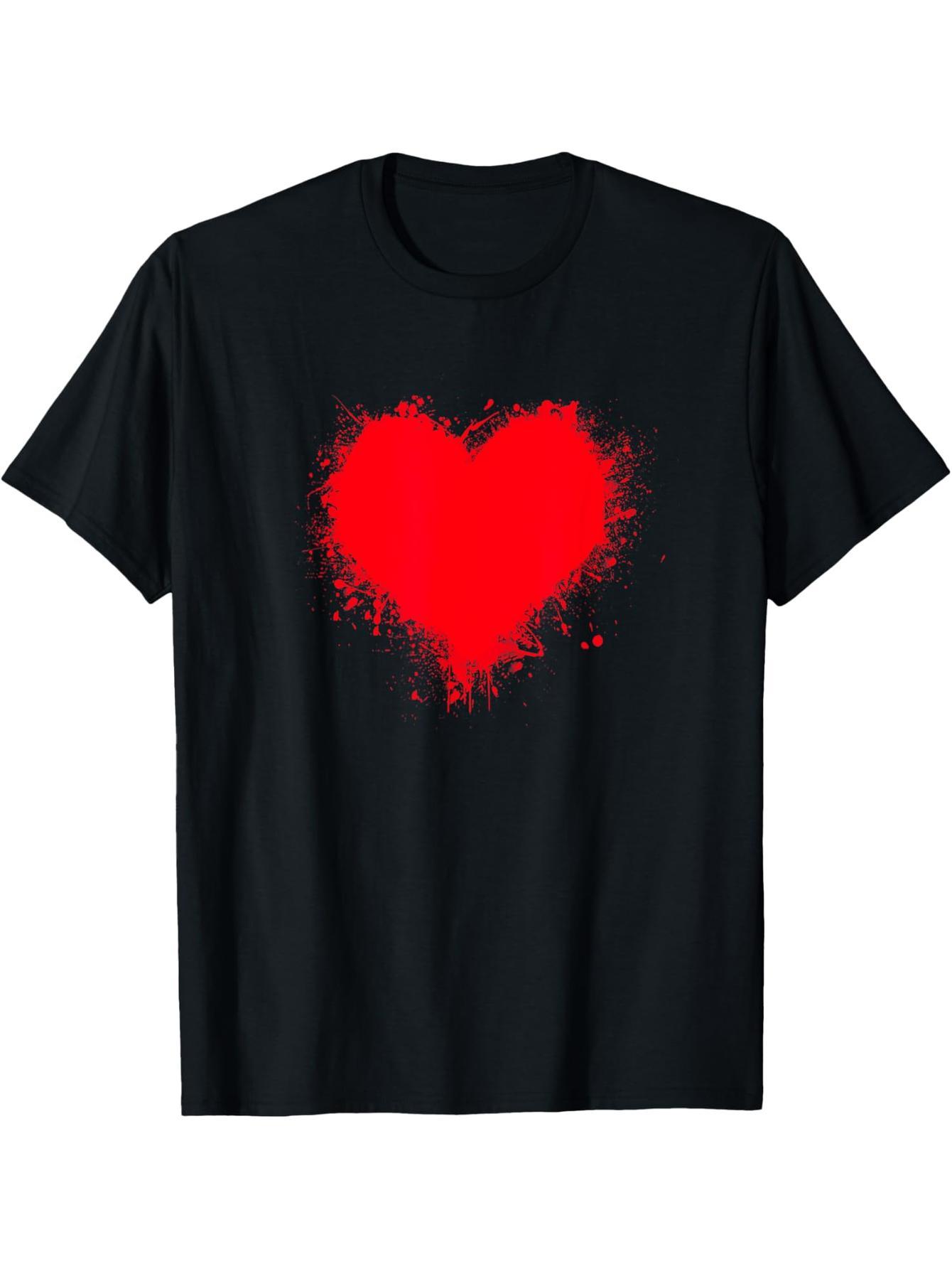 Original Big Hearts Valentine's Day men's and women's T-shirts