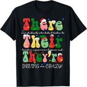 There is English Grammar Christmas ELA Teacher T-Shirt