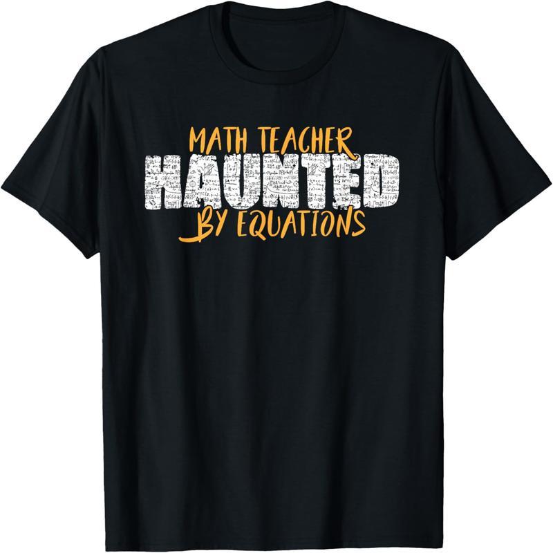 Math Teacher Horror Math Lovers Math Halloween Math T-Shirt