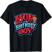 Mom Birthday Boy Spider Family Match T-Shirt