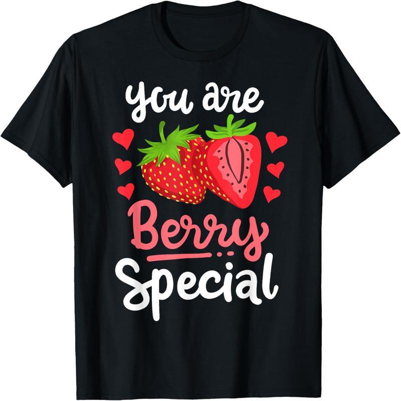 Strawberry, Strawberry Lovers Valentine's Day T-Shirt