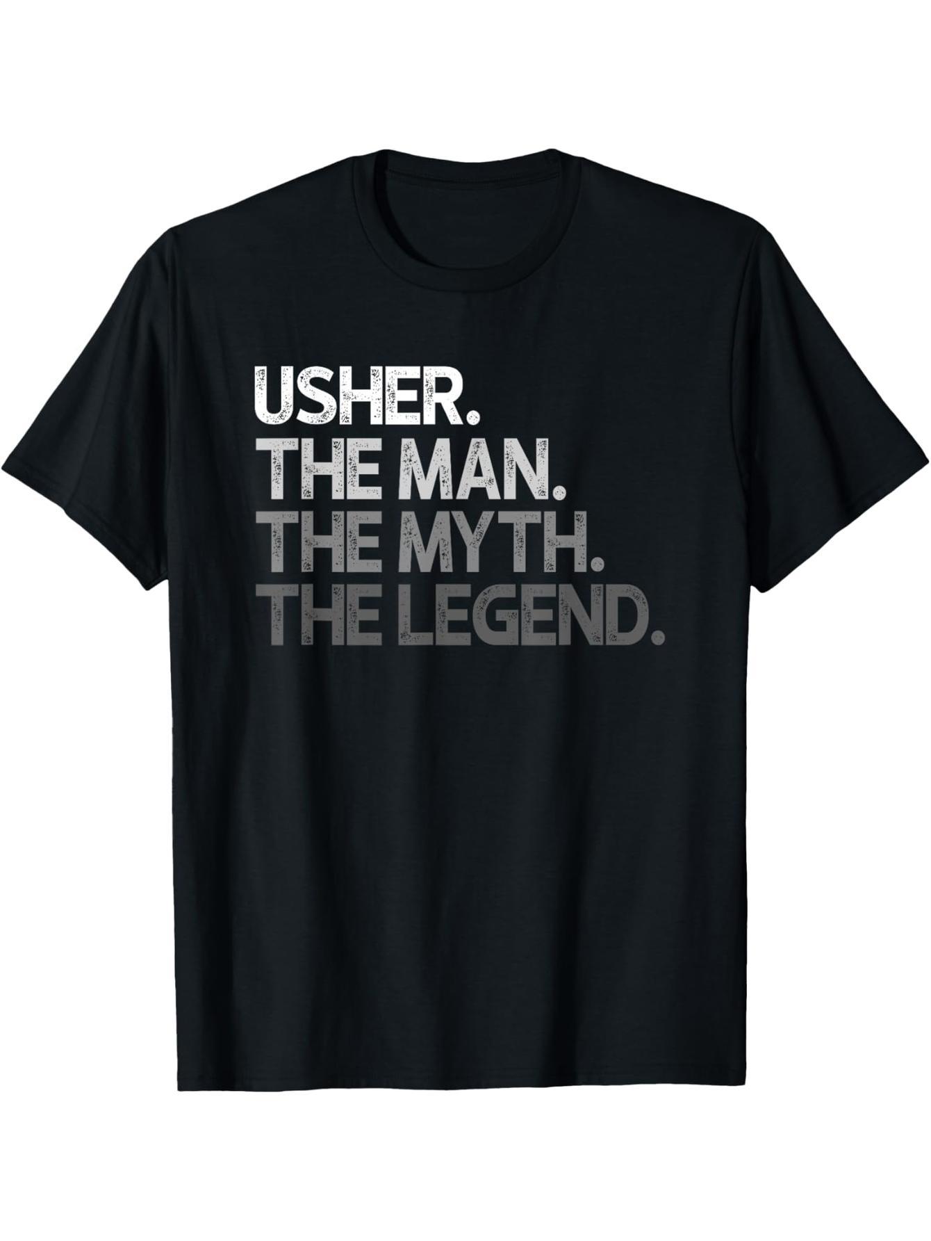 Usher Gift Man Myth Legend T-Shirt