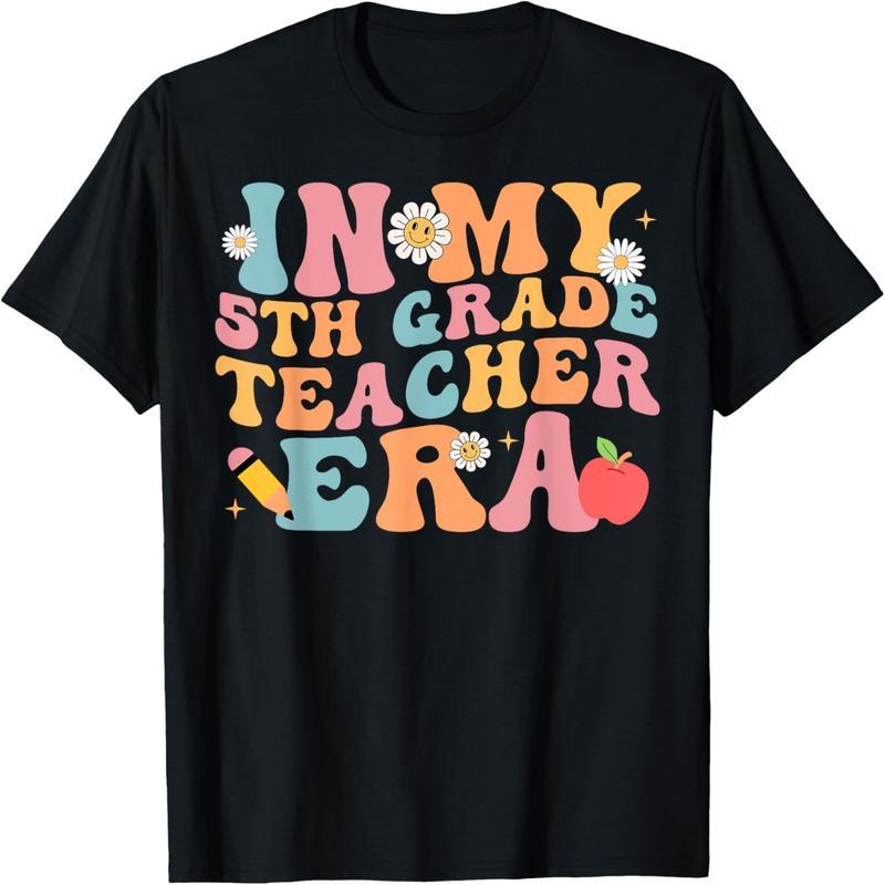 Back to school teacher vintage t-shirt in my fifth grade teacher days