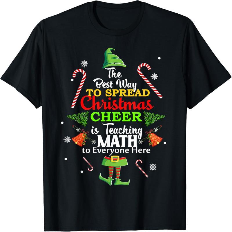 The best way for math teachers to spread Christmas t-shirts
