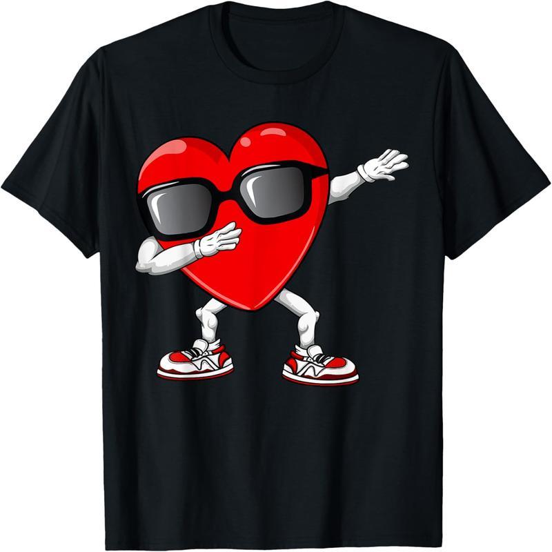 Valentine's Day Boys Girls Boys, Girls Graffiti Love Dance T-Shirt