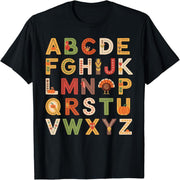 Kindergarten Teacher Fun Turkey and Alphabet Thanksgiving T-Shirt