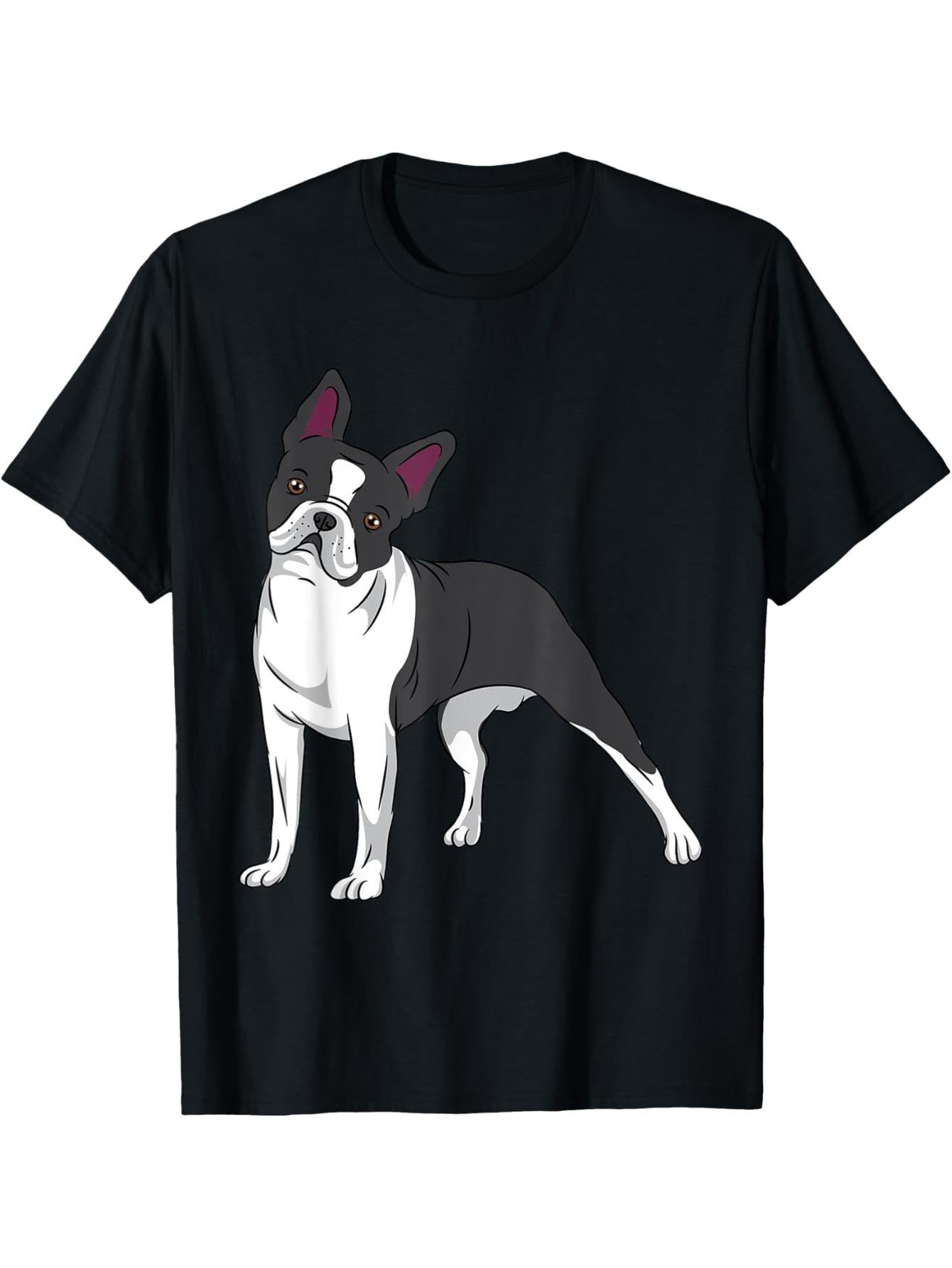 Dog, Boston Terrier, Puppy, Black and White Breed, Canine Lover T-Shirt