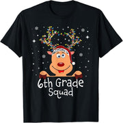 6th Grade Head Teacher Student Boys, Girls Christmas T-Shirt