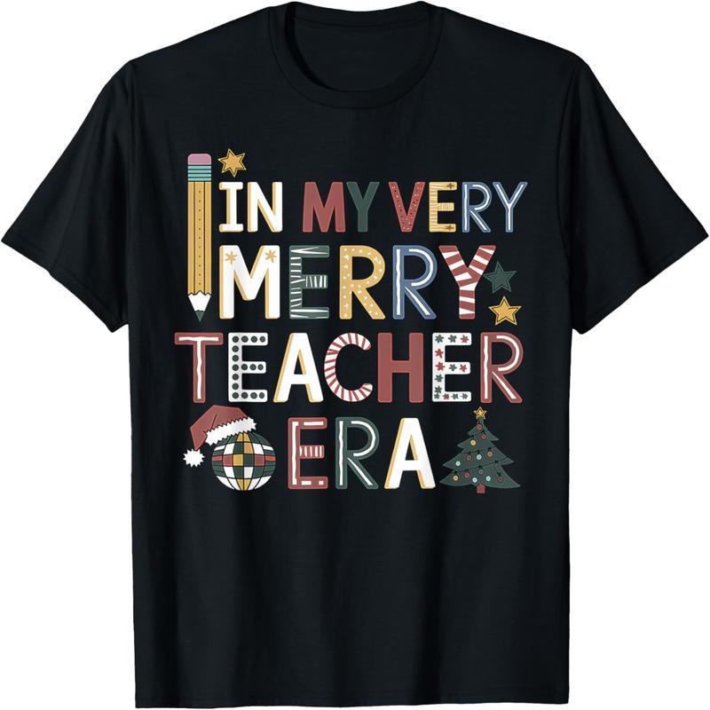 Teacher Christmas Tree Teacher Holiday Clothing T-Shirt