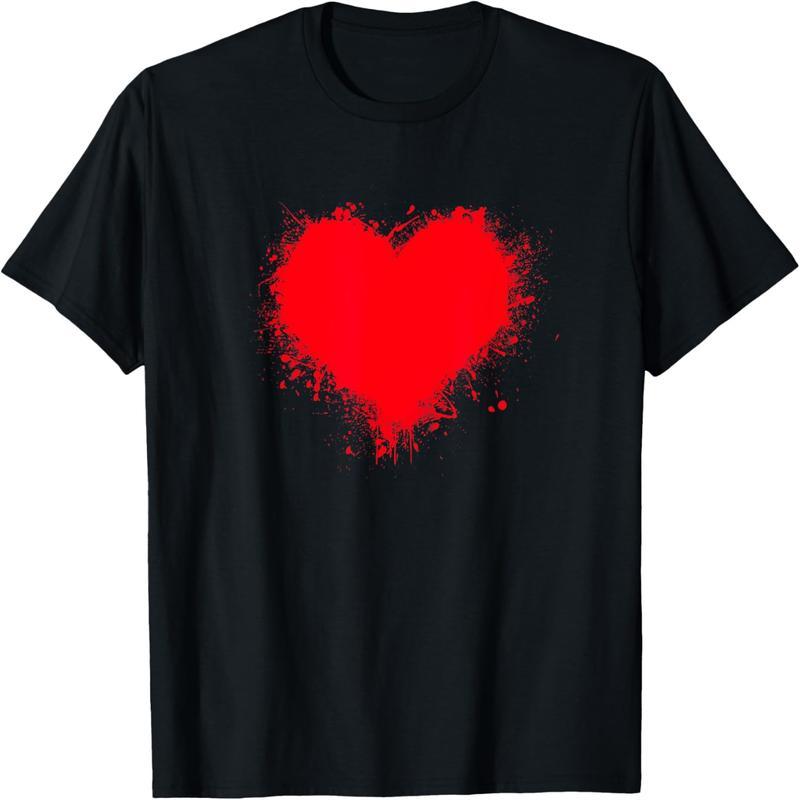 Original Big Hearts Valentine's Day men's and women's T-shirts