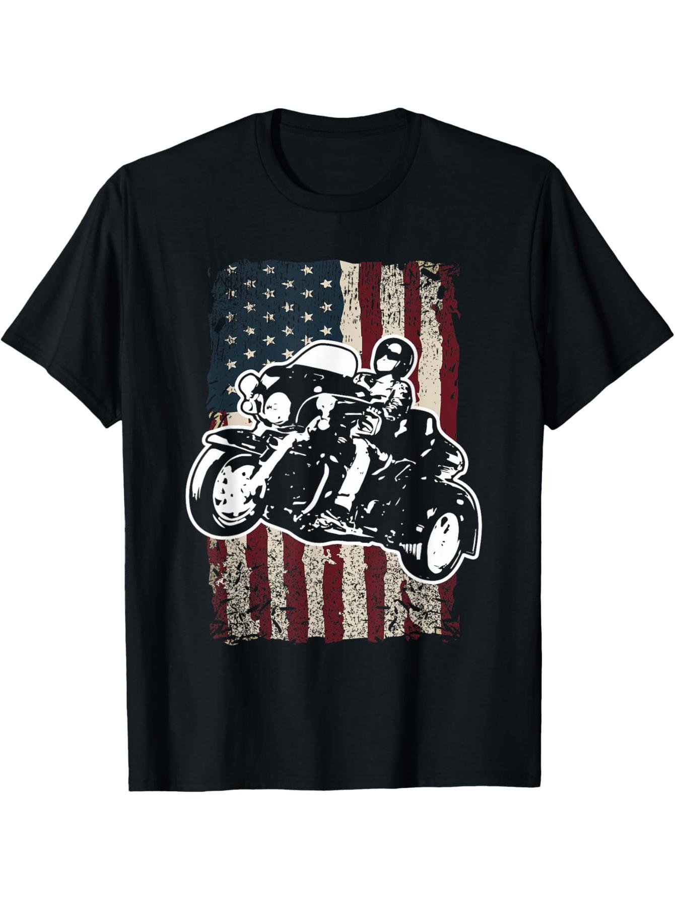 Triker Motorcycle American Tricycle Rider Gift T-Shirt