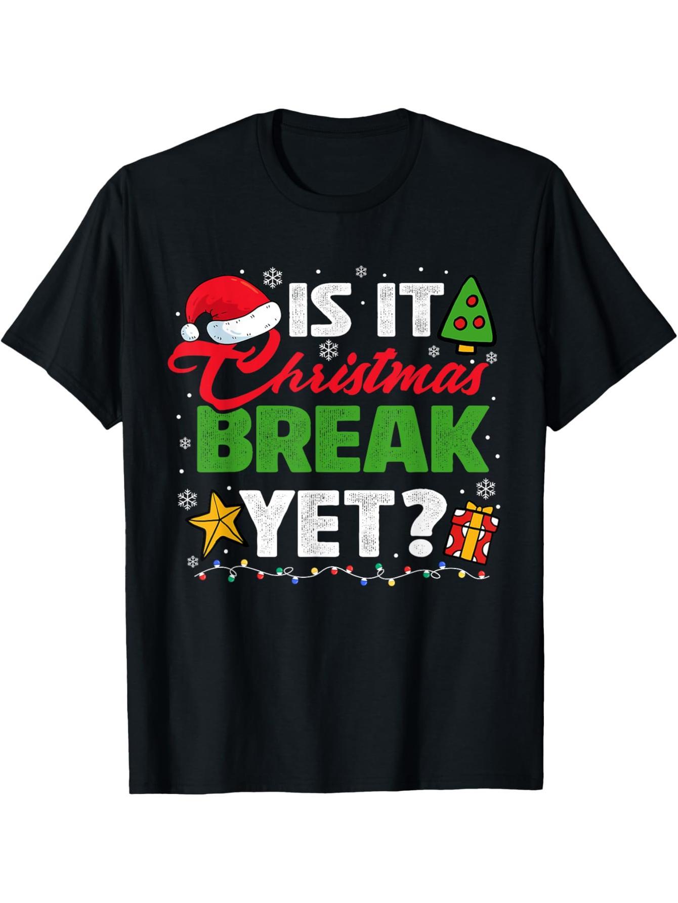 Is it the Christmas holidays now? Fun Christmas holidays Teacher ladies T-shirt